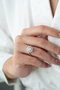 Heliophilia Silver Anillo de Plata Esterlina Ajustable con Recubrimiento de Oro